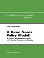 A Basic Needs Policy Model: A General Equilibrium Analysis with Special Reference to Ecuador