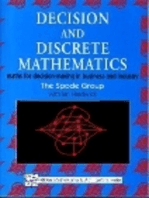Decision and Discrete Mathematics: Maths for Decision-Making in Business and Industry