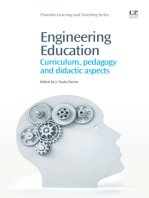 Engineering Education: Curriculum, Pedagogy and Didactic Aspects