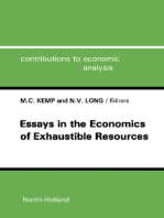 Essays in the Economics of Exhaustible Resources