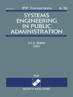 Systems Engineering in Public Administration: Proceedings of the IFIP TC8/WG8.5 Working Conference on Systems Engineering in Public Administration, Luneburg, Germany, 3-5 March 1993