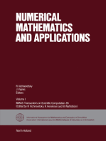 Numerical Mathematics and Applications