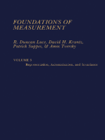 Foundations of Measurement: Volume 3