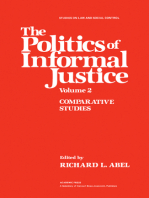 The Politics of Informal Justice: Volume 2: Comparative Studies