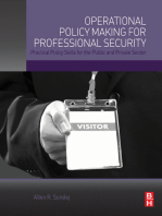 Operational Policy Making for Professional Security: Practical Policy Skills for the Public and Private Sector