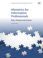 Altmetrics for Information Professionals: Past, Present and Future