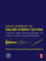 Development of Online Hybrid Testing: Theory and Applications to Structural Engineering