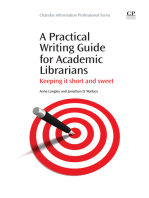 A Practical Writing Guide for Academic Librarians