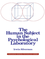 The Human Subject in the Psychological Laboratory