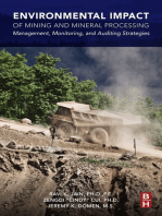 Environmental Impact of Mining and Mineral Processing: Management, Monitoring, and Auditing Strategies