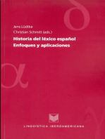 Historia del léxico español: Enfoques y aplicaciones.