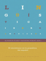 El sincretismo en la gramática del español