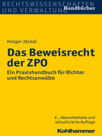 Das Beweisrecht der ZPO: Ein Praxishandbuch für Richter und Rechtsanwälte