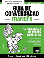 Guia de Conversação Português-Francês e dicionário conciso 1500 palavras