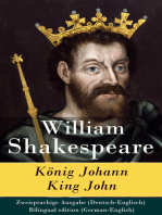 König Johann / King John - Zweisprachige Ausgabe (Deutsch-Englisch): Bilingual edition (German-English)