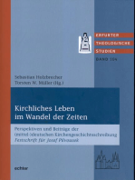 Kirchliches Leben im Wandel der Zeiten: Perspektiven und Beiträge der (mittel-)deutschen Kirchengeschichtsschreibung Festschrift für Josef Pilvousek