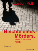 Beichte eines Mörders, erzählt in einer Nacht: Roman