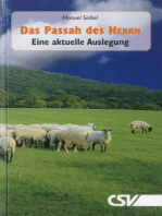 Das Passah des Herrn: Eine aktuelle Auslegung