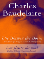 Die Blumen des Bösen - Zweisprachige Ausgabe (Deutsch-Französisch) / Les fleurs du mal - Edition bilingue (français-allemand)