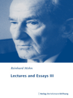 Lectures and Essays III: 1996 - 2006