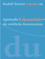 Spirituelle Erkenntnis als wirkliche Kommunion: Werde ein Mensch mit Initiative: Perspektiven