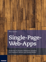 Single-Page-Web-Apps: JavaScript im Einsatz: Webseiten erstellen mit AngularJS, Meteor und jQuery Mobile