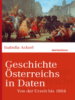 Geschichte Österreichs in Daten: Von der Urzeit bis 1804