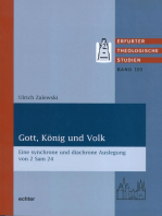 Gott, König und Volk: Eine synchrone und diachrone Auslegung von 2 Sam 24