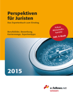 Perspektiven für Juristen 2015: Das Expertenbuch zum Einstieg