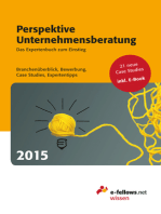 Perspektive Unternehmensberatung 2015: Das Expertenbuch zum Einstieg. Branchenüberblick, Bewerbung, Case Studies, Expertentipps