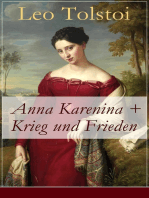 Anna Karenina + Krieg und Frieden: Zwei beliebte Klassiker der Weltliteratur von Lew Tolstoi