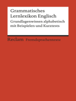 Grammatisches Lernlexikon Englisch: Reclams Rote Reihe - Fremdsprachentexte
