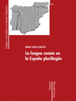 La lengua común en la España plurilingüe