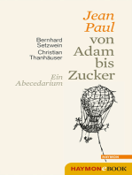 Jean Paul von Adam bis Zucker: Ein Abecedarium. Mit Holzschnitten und Federzeichnungen von Christian Thanhäuser