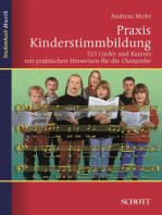 Praxis Kinderstimmbildung: 123 Lieder und Kanons mit praktischen Hinweisen für die Chorprobe