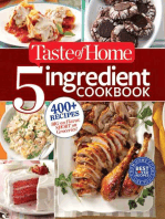 Taste of Home 5-Ingredient Cookbook