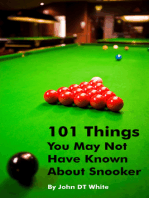 101 Things You May Not Have Known About Snooker