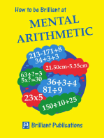 How to be Brilliant at Mental Arithmetic: How to be Brilliant at Mental Arithmetic