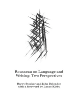 Rousseau on Language and Writing: Two Perspectives