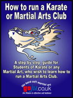 How to Run a Karate Club