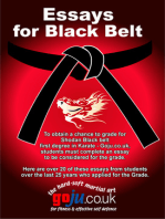 Essays for Black Belt: 20 Inspirational Student Stories