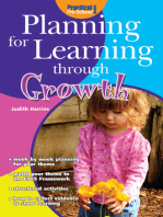 Planning for Learning through Growth
