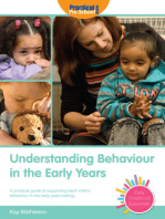 Understanding Behaviour in the Early Years: A practical guide to supporting each child's behaviour in the early years setting
