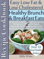 Healthy Brunch & Breakfast Eats Low Fat & Low Cholesterol Recipe Cookbook 55+ Heart Healthy Recipes