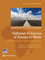 Highways to Success or Byways to Waste: Estimating the Economic Benefits of Roads in Africa