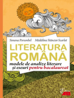 Literatura română. Modele de analize și eseuri pentru bacalaureat