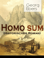 Homo sum (Historischer Roman): Die Geschichten der Sinai-Halbinsel: Die Höhlen der Anachoreten, der Wüstenväter
