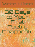 30 Days to Your First Poetry Chapbook