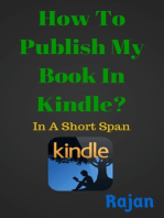 How To Publish My Book In Kindle?
