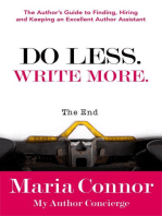 Do Less. Write More.